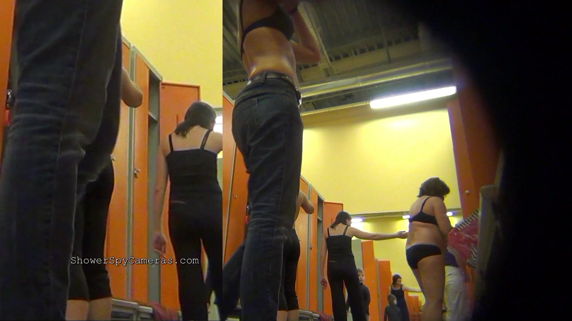 Sweet Ass View While Bending Over From A Fitness Buff Caught On Spy Cam  