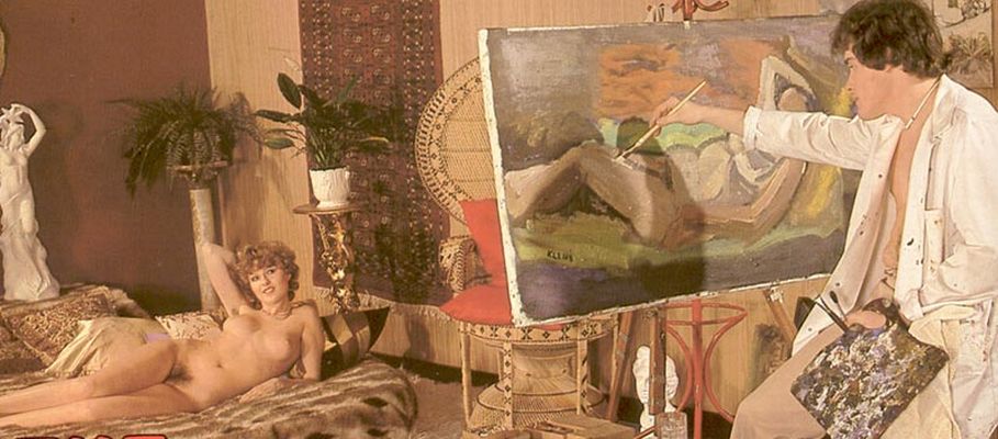 Painter Fucking Two Of His Horny And Hairy Seventies Models