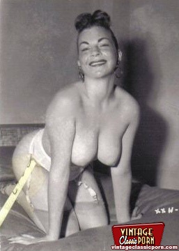 Some Busty Vintage Girls Showing Their Own Perfect Titties