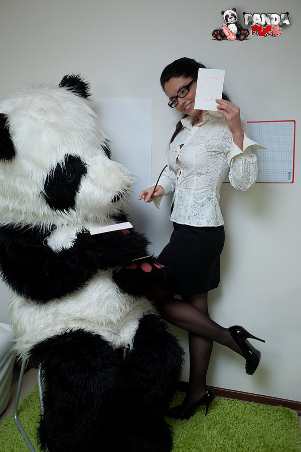 Pandas Such A Bad Student! His Teacher Is Very Unhappy, Panda Didnt Even Do His Homewor