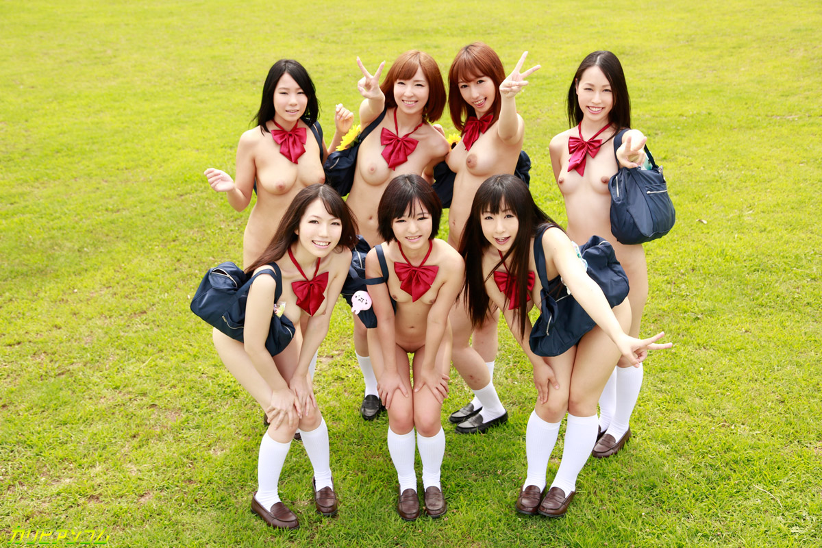 Insatiable Japanese schoolgirls get their sexy holes fucked deep