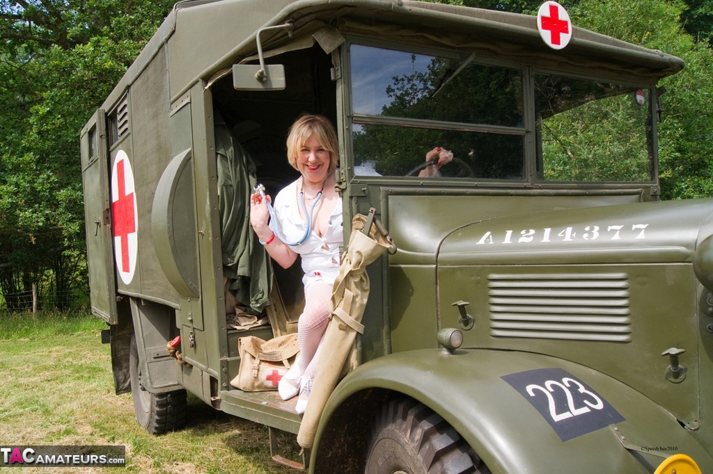 Hi Guys Keeping With The Military Theme For The New Year With Me As Nurse Natalie In A Re  