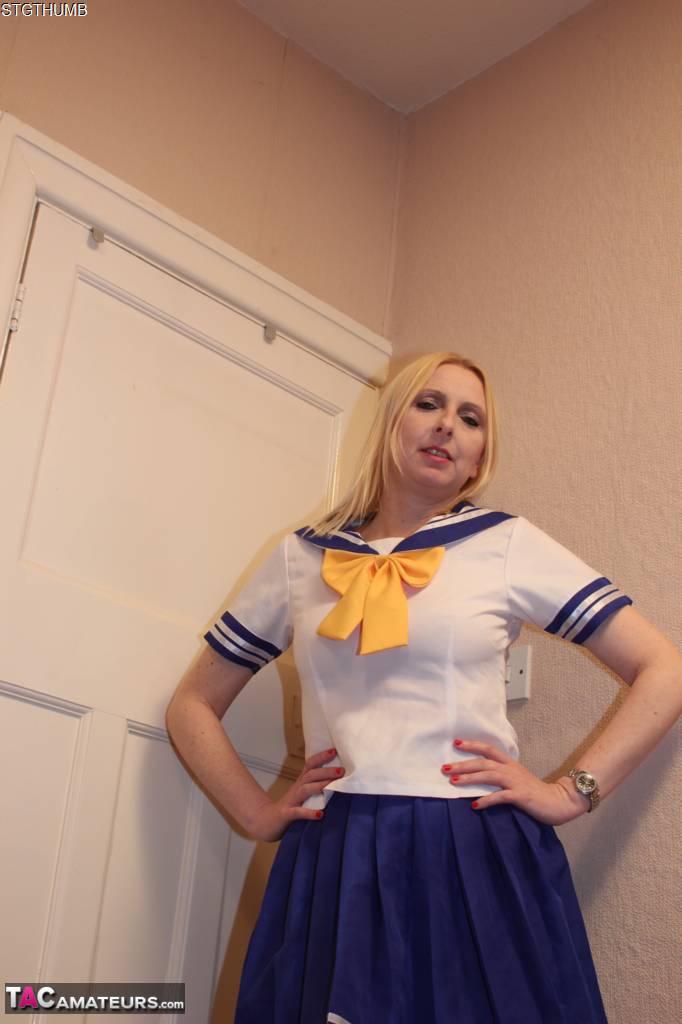 Old Fred Imported This Japanese Cosplay Schoolie Uniform For Me,and I Wondered WhyNo Wond