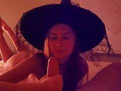 Miss Meowcat - Young Witch Cast Boner Spell And Harvest Cum