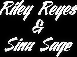 Sinn Sage And Riley Reyes - Delicious! Shiny Hiney Buns And