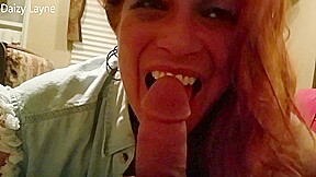 Red Head Biker Chick Sucks My Cock After Party