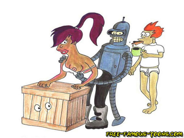 Futurama Heroes Leela And Fry Hardcore Orgy (Anime Comic Hen...