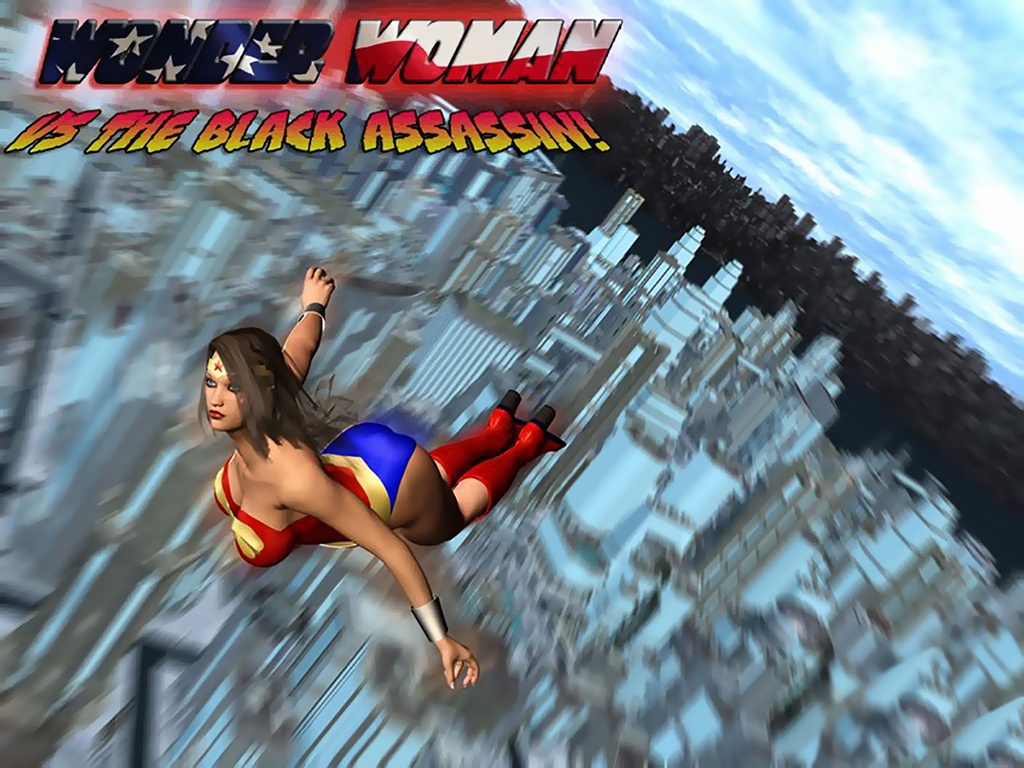 Breasty Wonder Woman Interracial Sex (Anime Comic Hentai Car...
