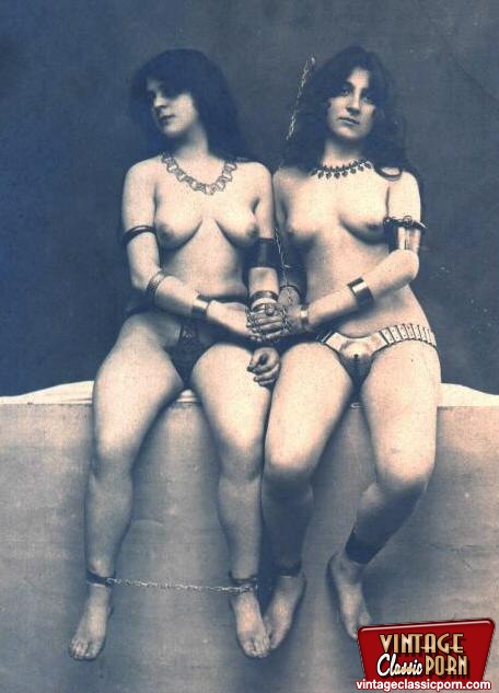 Young Girls With Small Tits Posing Nude Antique