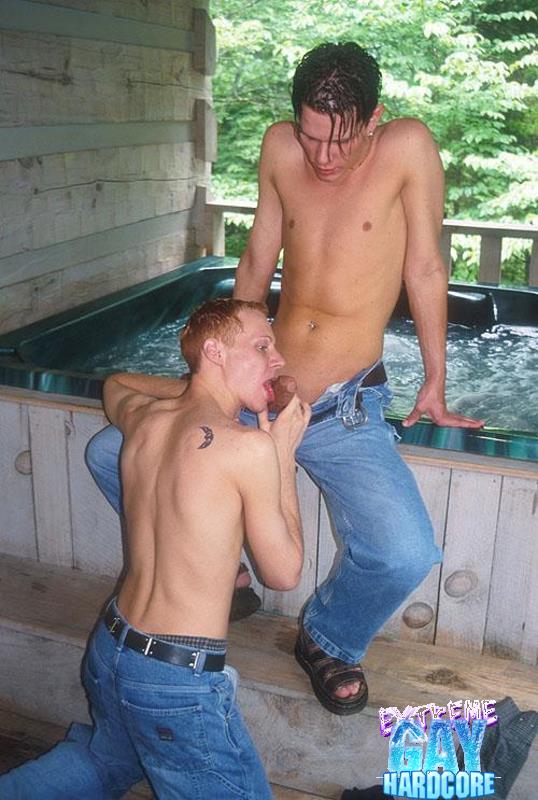 A Twink Gets His Ass Pummelled By A Chiseled Hunk.