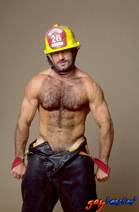 Hot Bear Fireman Gets Naked And Shows His Huge Cock.