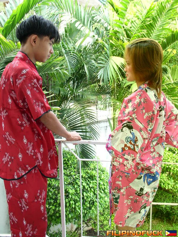 Ace Bangs Bheng In This Short Balcony Romance  