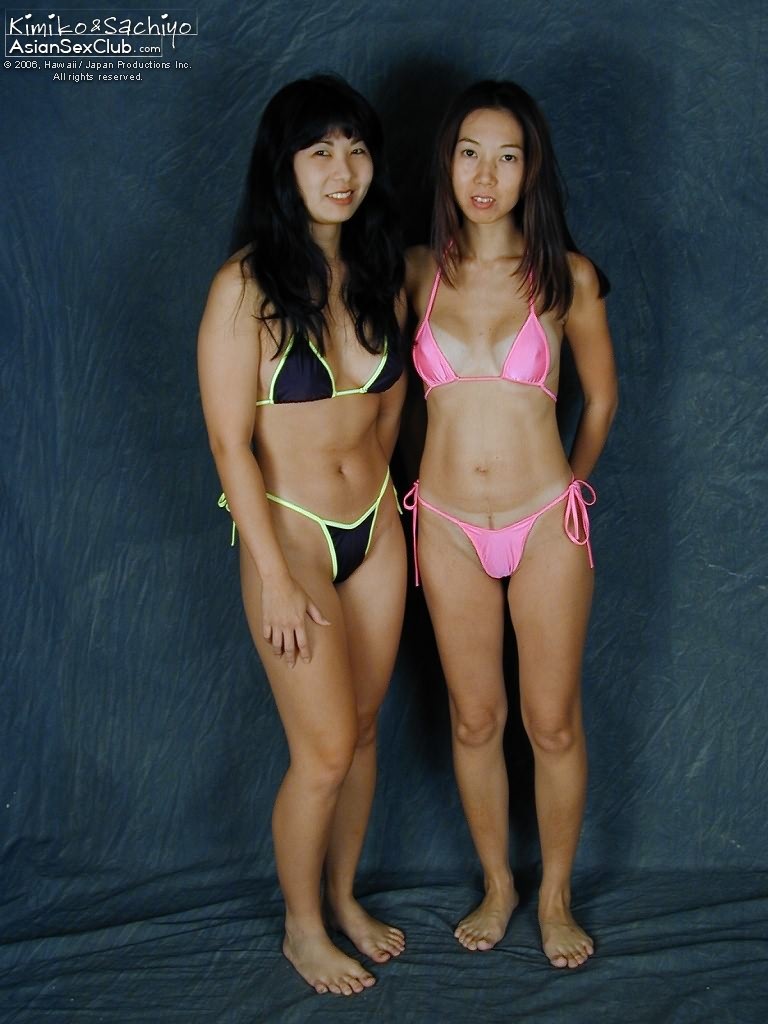 Horny Lesbians Kimiko And Sachiyo Fondle Each Others Twat