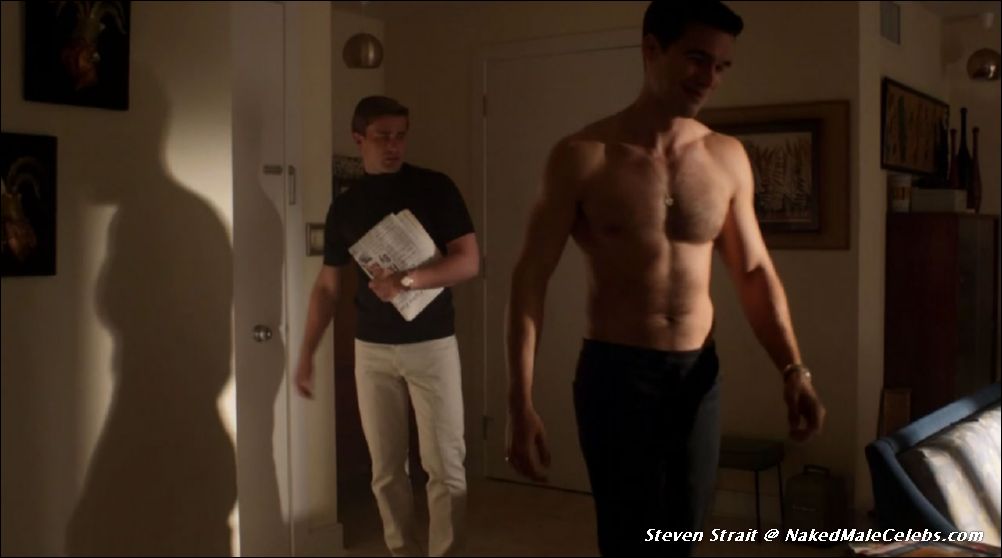 Male Celebrity Steven Strait Shirtless And Exposes His Ass I...  